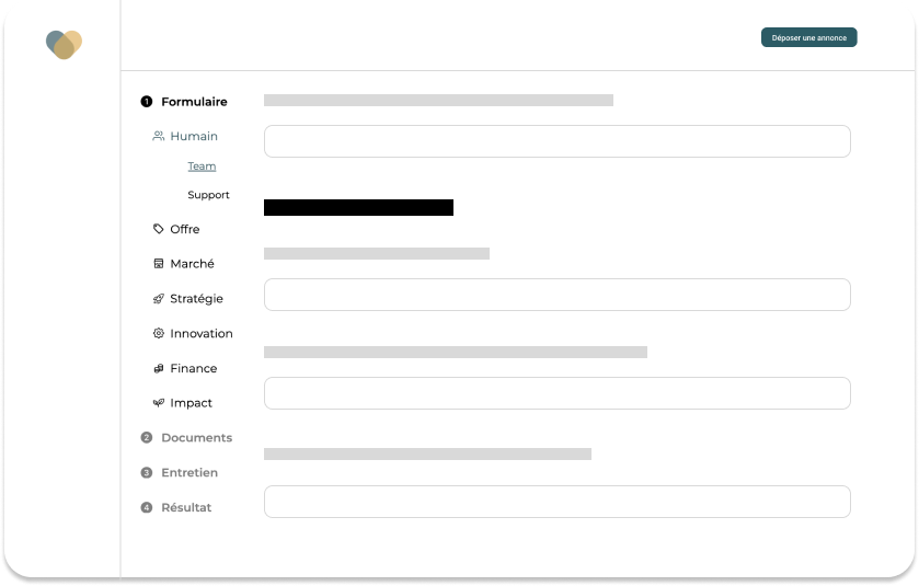 Questionnaire valorisation startup